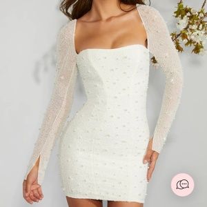 Brand New Pearl White Dress!